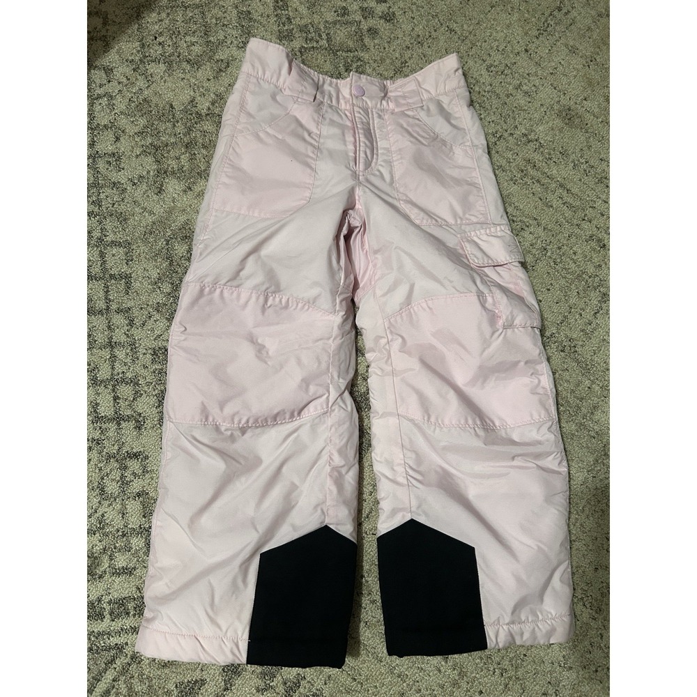 Girls Pink Columbia Snow Pants Size 6
